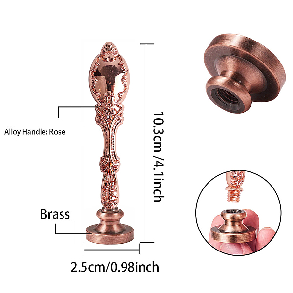 PandaHall DIY Scrapbook, Brass Wax Seal Stamp Head, Other Pattern, 25x14mm Alloy Others
PandaHall DIY Scrapbook, Brass Wax Seal Stamp Head, Other Pattern, 25x14mm Alloy Others