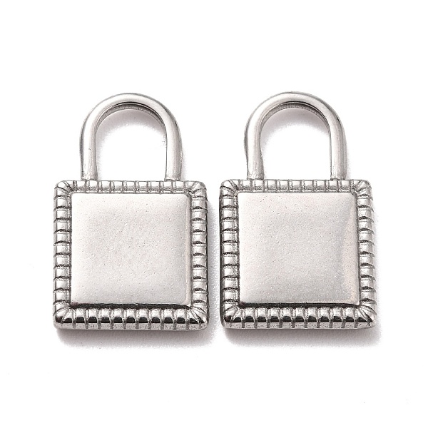 PandaHall 304 Stainless Steel Pendants, Lock, Stainless Steel Color, 20x12x2.5mm, Hole: 5.5x6mm 304 Stainless Steel Lock
PandaHall 304 Stainless Steel Pendants, Lock, Stainless Steel Color, 20x12x2.5mm, Hole: 5.5x6mm 304 Stainless Steel Lock