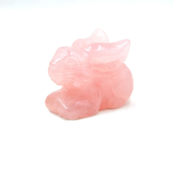 PandaHall Natural Rose Quartz Rabbit Figurine Display Decorations, Energy Stone Ornaments, 23x40x28mm Rose Quartz Rabbit
PandaHall Natural Rose Quartz Rabbit Figurine Display Decorations, Energy Stone Ornaments, 23x40x28mm Rose Quartz Rabbit