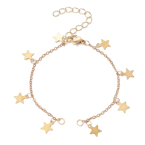 PandaHall Star Brass Charm Cable Chain Link Bracelet Making, with Lobster Claw Clasp, Fit for Connector Charms, Golden, 6-1/8 inch(15.6cm)...
PandaHall Star Brass Charm Cable Chain Link Bracelet Making, with Lobster Claw Clasp, Fit for Connector Charms, Golden, 6-1/8 inch(15.6cm)...