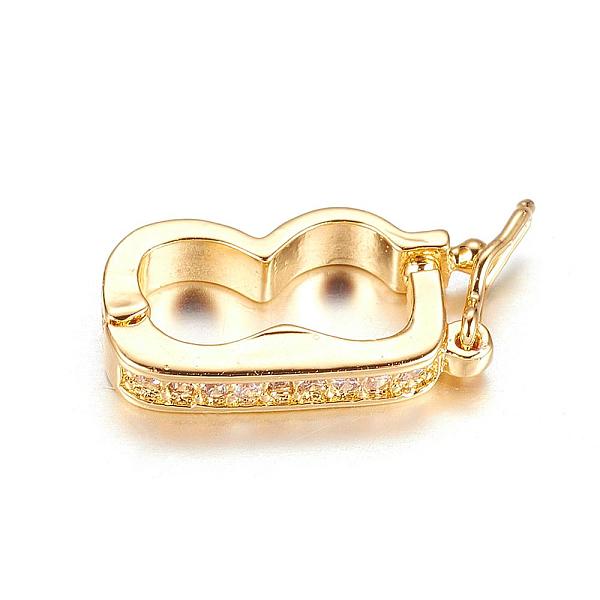 PandaHall Brass Micro Pave Cubic Zirconia Twister Clasps, Golden, 15x8x3mm Brass+Cubic Zirconia
PandaHall Brass Micro Pave Cubic Zirconia Twister Clasps, Golden, 15x8x3mm Brass+Cubic Zirconia