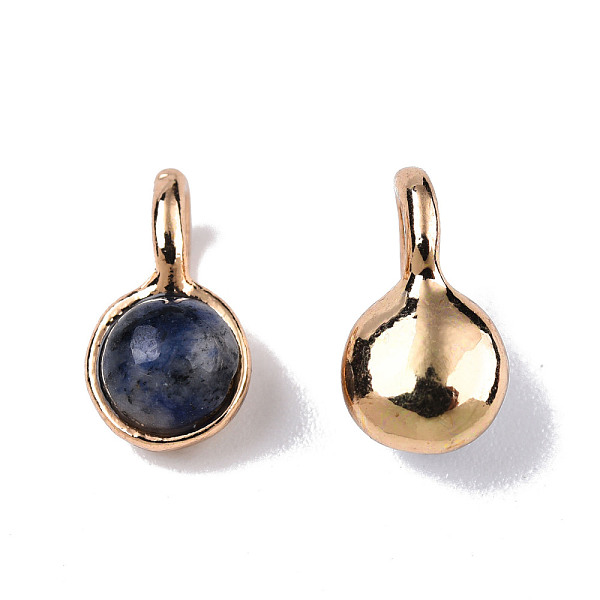 PandaHall Natural Blue Spot Jasper Charms, with Light Gold Plated Brass Findings, Round, 11.5x6.5x5mm, Hole: 2mm Blue Spot Jasper Round
PandaHall Natural Blue Spot Jasper Charms, with Light Gold Plated Brass Findings, Round, 11.5x6.5x5mm, Hole: 2mm Blue Spot Jasper Round