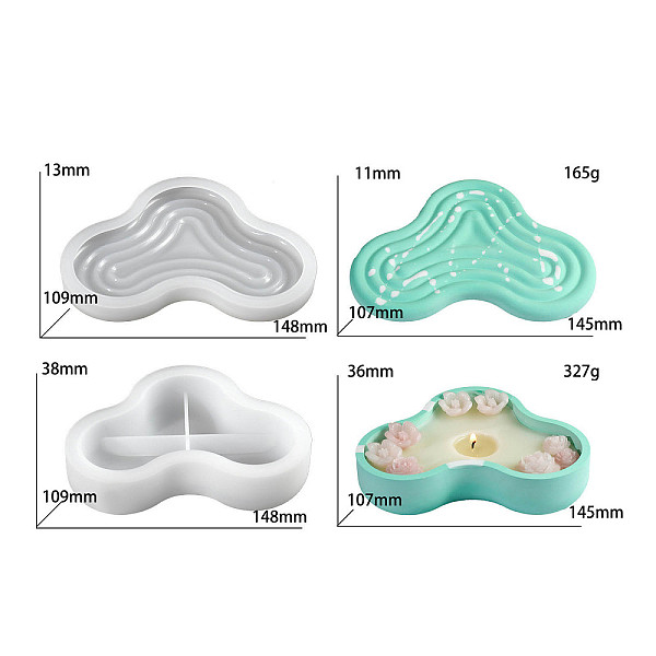 PandaHall DIY Silicone Storage Molds, Resin Casting Molds, Clay Craft Mold Tools, White, Triangle, 150x110x13~38mm Silicone Triangle White
PandaHall DIY Silicone Storage Molds, Resin Casting Molds, Clay Craft Mold Tools, White, Triangle, 150x110x13~38mm Silicone Triangle White