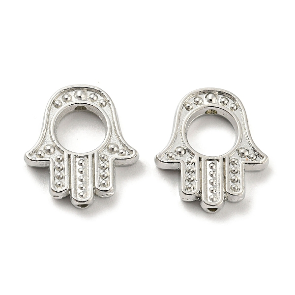 PandaHall Alloy Bead Frame, Hamsa Hand, Platinum, 14.5x13x2.5mm, Hole: 1.2mm Alloy Hamsa Hand
PandaHall Alloy Bead Frame, Hamsa Hand, Platinum, 14.5x13x2.5mm, Hole: 1.2mm Alloy Hamsa Hand