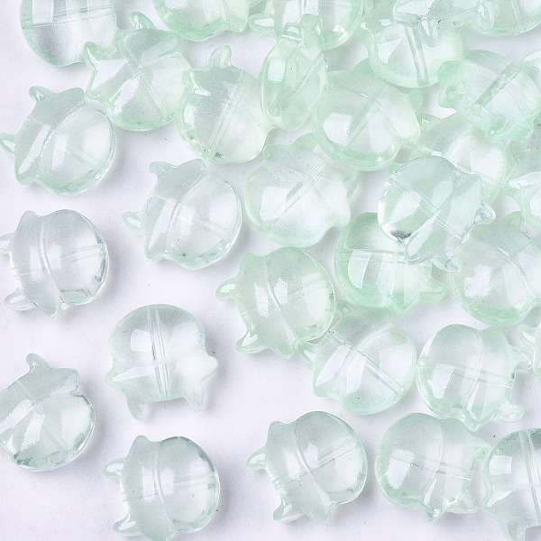 PandaHall Transparent Baking Painted Glass Beads, Cow, Pale Turquoise, 11.5x12x6mm, Hole: 1mm Glass Other Animal Cyan
PandaHall Transparent Baking Painted Glass Beads, Cow, Pale Turquoise, 11.5x12x6mm, Hole: 1mm Glass Other Animal Cyan