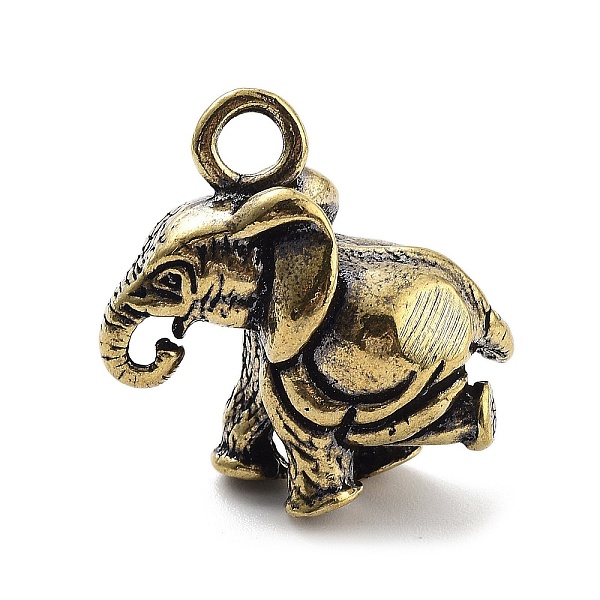 PandaHall Brass Pendants, Elephant, Antique Bronze, 30x28x15mm, Hole: 4.5mm Brass Elephant 
PandaHall Brass Pendants, Elephant, Antique Bronze, 30x28x15mm, Hole: 4.5mm Brass Elephant