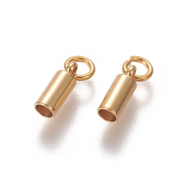 PandaHall 201 Stainless Steel Cord Ends, End Caps, Column, Real 24k Gold Plated, 8.5x3mm, Hole: 2.5mm, Inner Diameter: 2.4mm 201 Stainless...
PandaHall 201 Stainless Steel Cord Ends, End Caps, Column, Real 24k Gold Plated, 8.5x3mm, Hole: 2.5mm, Inner Diameter: 2.4mm 201 Stainless...