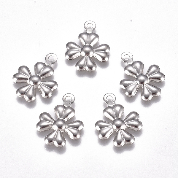 PandaHall 304 Stainless Steel Pendants, Clover, Stainless Steel Color, 14.5x11x1mm, Hole: 1.2mm 304 Stainless Steel Clover
PandaHall 304 Stainless Steel Pendants, Clover, Stainless Steel Color, 14.5x11x1mm, Hole: 1.2mm 304 Stainless Steel Clover