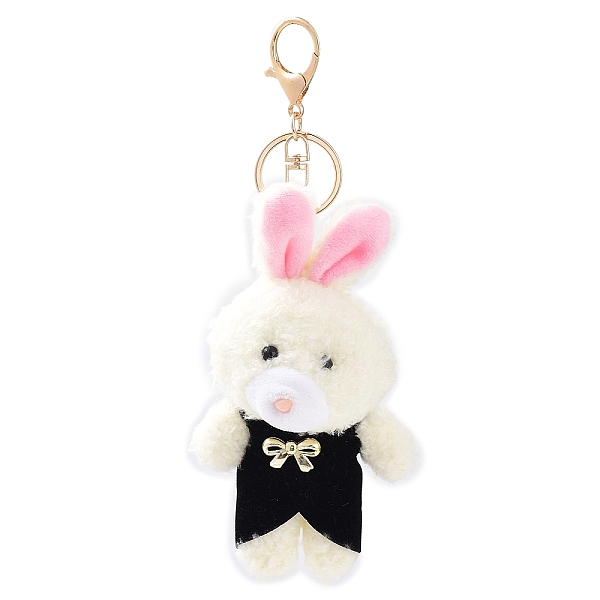 PandaHall Cute Cotton Keychain, with Iron Key Ring, for Bag Decoration, Keychain Gift Pendant, Rabbit, 19cm Cotton Rabbit White
PandaHall Cute Cotton Keychain, with Iron Key Ring, for Bag Decoration, Keychain Gift Pendant, Rabbit, 19cm Cotton Rabbit White