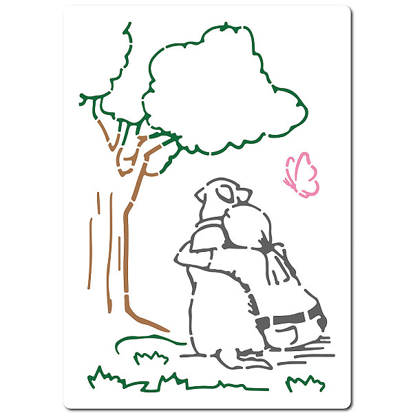 PandaHall PET Plastic Hollow Out Drawing Painting Stencils Templates, Rectangle, Tree, 297x210mm Plastic Tree
PandaHall PET Plastic Hollow Out Drawing Painting Stencils Templates, Rectangle, Tree, 297x210mm Plastic Tree