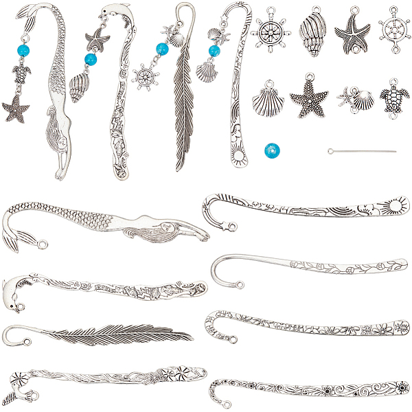 PandaHall SUNNYCLUE 1 Box DIY 8 Sets Ocean Theme Bookmark Making Kits Metal Bookmarks Bulk Metal Hook Bookmark Sea Turtle Starfish Shell...
PandaHall SUNNYCLUE 1 Box DIY 8 Sets Ocean Theme Bookmark Making Kits Metal Bookmarks Bulk Metal Hook Bookmark Sea Turtle Starfish Shell...