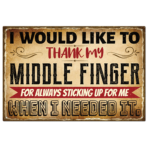 PandaHall Vintage Metal Tin Sign, Iron Wall Decor for Bars, Restaurants, Cafes Pubs, Rectangle, Word, 300x200x0.5mm Iron Word
PandaHall Vintage Metal Tin Sign, Iron Wall Decor for Bars, Restaurants, Cafes Pubs, Rectangle, Word, 300x200x0.5mm Iron Word