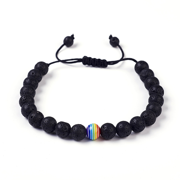 PandaHall Natural Lava Rock Braided Bead Bracelets, with Cowhide Cord and Acrylic Bead, 2-1/8 inch~3-3/8 inch(5.5~8.5cm) Lava Rock
PandaHall Natural Lava Rock Braided Bead Bracelets, with Cowhide Cord and Acrylic Bead, 2-1/8 inch~3-3/8 inch(5.5~8.5cm) Lava Rock