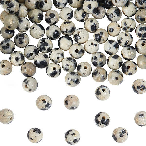 PandaHall 4 Strands Natural Dalmatian Jasper Beads Strands, Round, 4~5mm, Hole: 1mm, about 83~84pcs/strand, 14.96 inch~15.16 inch...
PandaHall 4 Strands Natural Dalmatian Jasper Beads Strands, Round, 4~5mm, Hole: 1mm, about 83~84pcs/strand, 14.96 inch~15.16 inch...