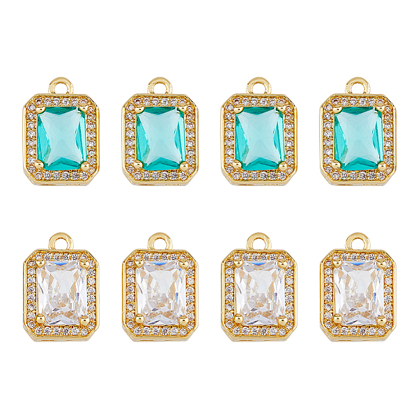 PandaHall DICOSMETIC 8Pcs 2 Colors Octagon Rectangle Brass Micro Pave Cubic Zirconia Charms, Cadmium Free & Nickel Free & Lead Free, Real..., Multicolor
PandaHall DICOSMETIC 8Pcs 2 Colors Octagon Rectangle Brass Micro Pave Cubic Zirconia Charms, Cadmium Free & Nickel Free & Lead Free, Real..., Multicolor