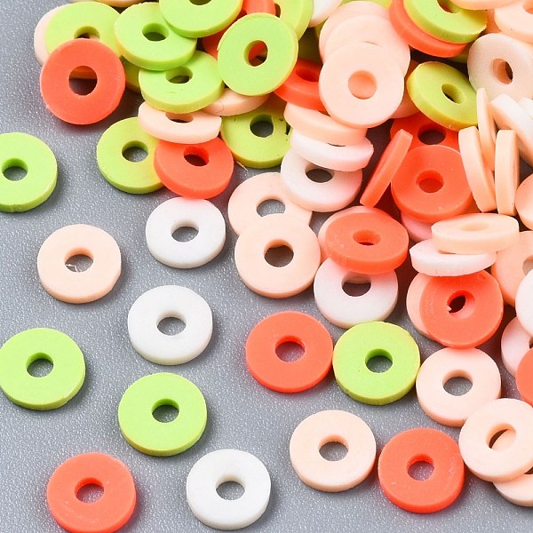 PandaHall Handmade Polymer Clay Beads, Heishi Beads, for DIY Jewelry Crafts Supplies, Disc/Flat Round, PeachPuff, 6x1mm, Hole: 2mm, about..., Brown
PandaHall Handmade Polymer Clay Beads, Heishi Beads, for DIY Jewelry Crafts Supplies, Disc/Flat Round, PeachPuff, 6x1mm, Hole: 2mm, about..., Brown