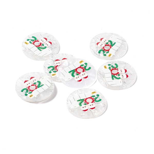 PandaHall Christmas Theme Acrylic Pendants, Flat Round, Colorful, 35x3mm, Hole: 1.6mm Acrylic Flat Round Multicolor
PandaHall Christmas Theme Acrylic Pendants, Flat Round, Colorful, 35x3mm, Hole: 1.6mm Acrylic Flat Round Multicolor