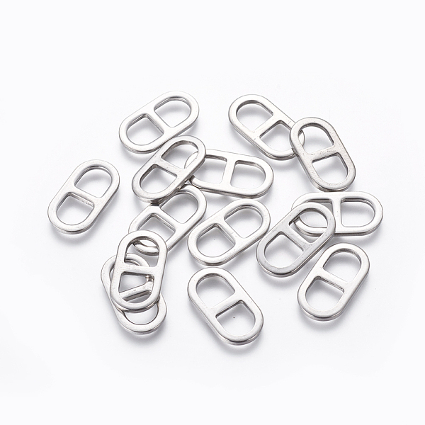 PandaHall 201 Stainless Steel Links Connectors, Soda Tab/Pull Tab, Stainless Steel Color, 23x12x2mm 201 Stainless Steel Oval
PandaHall 201 Stainless Steel Links Connectors, Soda Tab/Pull Tab, Stainless Steel Color, 23x12x2mm 201 Stainless Steel Oval