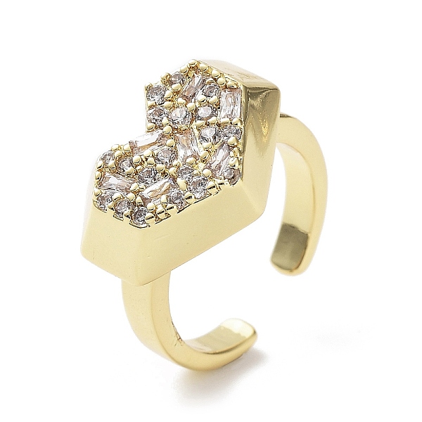 PandaHall Heart Rack Plating Brass Micro Pave Clear Cubic Zirconia Open Rings, Long-Lasting Plated Cuff Ring for Women, Lead Free & Cadmium...
PandaHall Heart Rack Plating Brass Micro Pave Clear Cubic Zirconia Open Rings, Long-Lasting Plated Cuff Ring for Women, Lead Free & Cadmium...