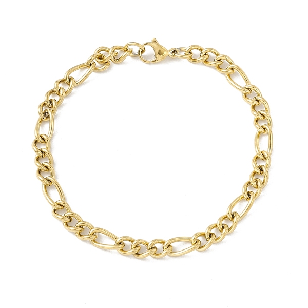 PandaHall Vacuum Plating 304 Stainless Steel Figaro Chains Bracelet for Men Women, Golden, 9-1/8 inch(23cm) 304 Stainless Steel
PandaHall Vacuum Plating 304 Stainless Steel Figaro Chains Bracelet for Men Women, Golden, 9-1/8 inch(23cm) 304 Stainless Steel