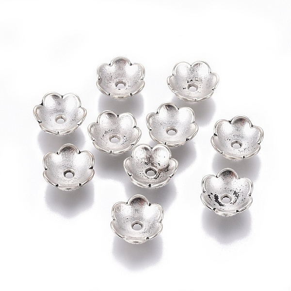 PandaHall Tibetan Style Alloy Bead Caps, Lead Free, Cadmium Free and Nickel Free, Flower, Antique Silver, about 13.5mm in diameter, 5mm...
PandaHall Tibetan Style Alloy Bead Caps, Lead Free, Cadmium Free and Nickel Free, Flower, Antique Silver, about 13.5mm in diameter, 5mm...