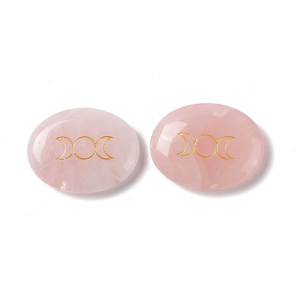 PandaHall Natural Rose Quartz Healing Massage Palm Stones, Pocket Worry Stone, for Anxiety Stress Relief Therapy, Oval with Triple Moon...
PandaHall Natural Rose Quartz Healing Massage Palm Stones, Pocket Worry Stone, for Anxiety Stress Relief Therapy, Oval with Triple Moon...