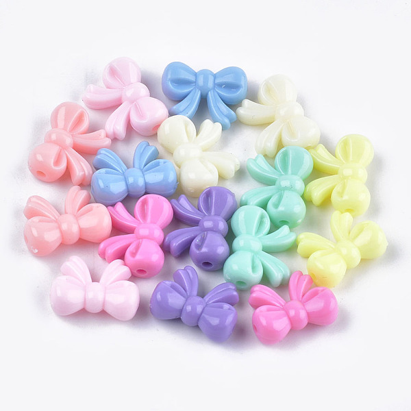 PandaHall Opaque Acrylic Beads, Bowknot, Mixed Color, 15x20x8mm, Hole: 2mm Acrylic Bowknot Multicolor
PandaHall Opaque Acrylic Beads, Bowknot, Mixed Color, 15x20x8mm, Hole: 2mm Acrylic Bowknot Multicolor