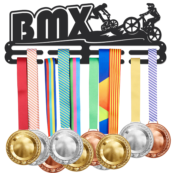 PandaHall SUPERDANT BMX Medal Hanger Cycling Sports Holder Display Medals Display Rack Wall Mount Iron Ribbon Hook Hanger Decor Awards..., Black
PandaHall SUPERDANT BMX Medal Hanger Cycling Sports Holder Display Medals Display Rack Wall Mount Iron Ribbon Hook Hanger Decor Awards..., Black