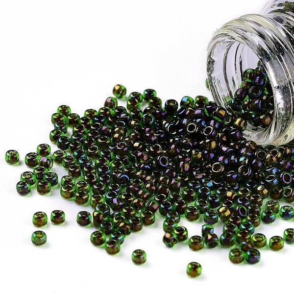 PandaHall TOHO Round Seed Beads, Japanese Seed Beads, (247) Inside Color AB Jonquil/Dk Plum Lined, 11/0, 2.2mm, Hole: 0.8mm, about...
PandaHall TOHO Round Seed Beads, Japanese Seed Beads, (247) Inside Color AB Jonquil/Dk Plum Lined, 11/0, 2.2mm, Hole: 0.8mm, about...