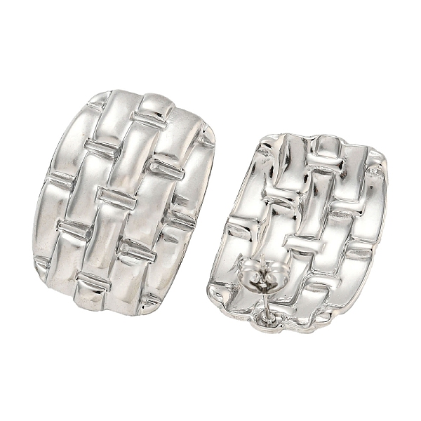 PandaHall 304 Stainless Steel Ear Studs, Stainless Steel Color, 28.5x20mm 304 Stainless Steel Oval
PandaHall 304 Stainless Steel Ear Studs, Stainless Steel Color, 28.5x20mm 304 Stainless Steel Oval