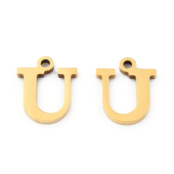 PandaHall 201 Stainless Steel Charms, Alphabet, Letter.U, 9x7.5x1mm, Hole: 1mm 201 Stainless Steel Letter U
PandaHall 201 Stainless Steel Charms, Alphabet, Letter.U, 9x7.5x1mm, Hole: 1mm 201 Stainless Steel Letter U