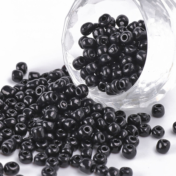 PandaHall Glass Seed Beads, Opaque Colours Seed, Small Craft Beads for DIY Jewelry Making, Round, Black, Size: about 4mm in diameter, hole...
PandaHall Glass Seed Beads, Opaque Colours Seed, Small Craft Beads for DIY Jewelry Making, Round, Black, Size: about 4mm in diameter, hole...