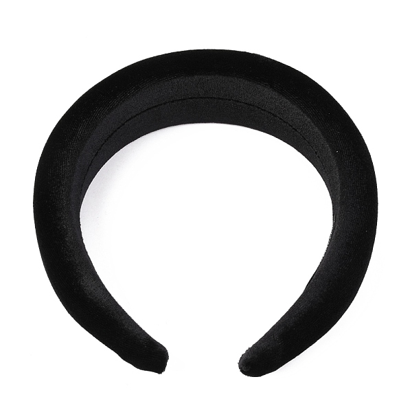 PandaHall Flocking Cloth Sponge Thick Hairbands, for DIY Woman Hair Accessories , Black, 14~42mm, Inner Diameter: 145x125mm Cloth Black
PandaHall Flocking Cloth Sponge Thick Hairbands, for DIY Woman Hair Accessories , Black, 14~42mm, Inner Diameter: 145x125mm Cloth Black