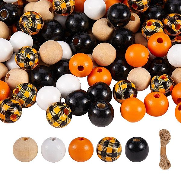 PandaHall 200Pcs Wooden Beads, Bundle Jute Cord, for DIY Stretch Bracelet Finding Kits, Dark Orange, Beads: 200pcs Wood Round
PandaHall 200Pcs Wooden Beads, Bundle Jute Cord, for DIY Stretch Bracelet Finding Kits, Dark Orange, Beads: 200pcs Wood Round