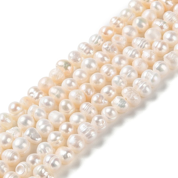 PandaHall Natural Cultured Freshwater Pearl Beads Strands, Potato, Grade A, PapayaWhip, 5~6.5x4~5mm, Hole: 0.6mm, about 70pcs/strand..., Orange
PandaHall Natural Cultured Freshwater Pearl Beads Strands, Potato, Grade A, PapayaWhip, 5~6.5x4~5mm, Hole: 0.6mm, about 70pcs/strand..., Orange