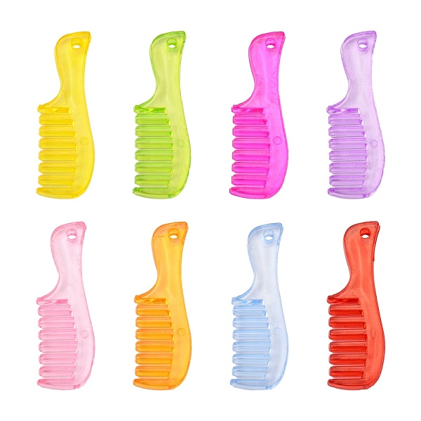 PandaHall Transparent Acrylic Pendants, Comb, Mixed Color, 57x18x6mm, Hole: 3mm Acrylic Others Multicolor
PandaHall Transparent Acrylic Pendants, Comb, Mixed Color, 57x18x6mm, Hole: 3mm Acrylic Others Multicolor