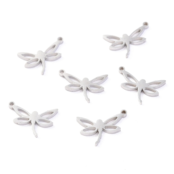 PandaHall 304 Stainless Steel Charms, Laser Cut, Dragonfly, Stainless Steel Color, 12x8x1.1mm, Hole: 1mm 304 Stainless Steel Dragonfly
PandaHall 304 Stainless Steel Charms, Laser Cut, Dragonfly, Stainless Steel Color, 12x8x1.1mm, Hole: 1mm 304 Stainless Steel Dragonfly