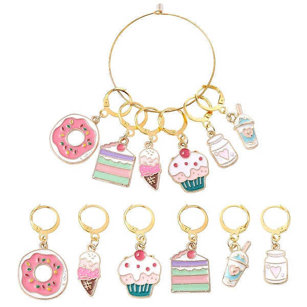 PandaHall Dessert Theme Alloy Enamel Pendant Decorations, for Keychain, Purse, Backpack Ornament, Mixed Shapes, Mixed Color, 33~40mm, 6..., Multicolor
PandaHall Dessert Theme Alloy Enamel Pendant Decorations, for Keychain, Purse, Backpack Ornament, Mixed Shapes, Mixed Color, 33~40mm, 6..., Multicolor