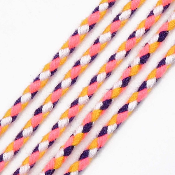 PandaHall Polyester Braided Cords, Hot Pink, 2mm, about 100yard/bundle(91.44m/bundle) Polyester
PandaHall Polyester Braided Cords, Hot Pink, 2mm, about 100yard/bundle(91.44m/bundle) Polyester