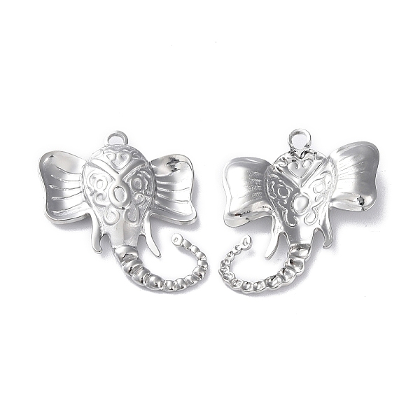 PandaHall 304 Stainless Steel Pendants, Elephant Charm, Stainless Steel Color, 31.5x29x3mm, Hole: 2.4mm 304 Stainless Steel Elephant
PandaHall 304 Stainless Steel Pendants, Elephant Charm, Stainless Steel Color, 31.5x29x3mm, Hole: 2.4mm 304 Stainless Steel Elephant