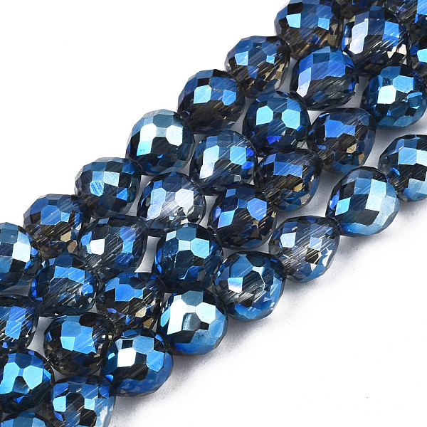 PandaHall Electroplate Translucent Glass Beads Strands, AB Color Plated, Half Plated, Faceted, Strawberry, Medium Blue, 6x6mm, Hole: 1.4mm...
PandaHall Electroplate Translucent Glass Beads Strands, AB Color Plated, Half Plated, Faceted, Strawberry, Medium Blue, 6x6mm, Hole: 1.4mm...