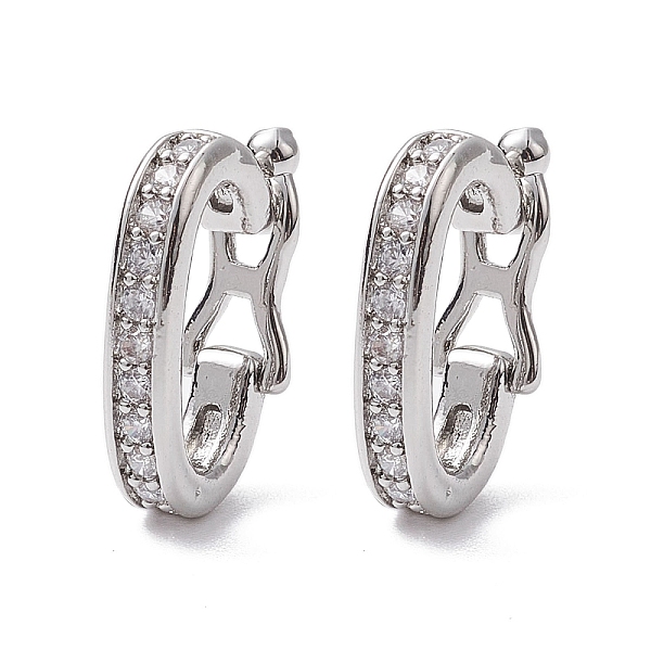 PandaHall Brass Micro Pave Clear Cubic Zirconia Twister Clasps, Platinum, 14.5x10x3mm, Inner Diameter: 10.8x6mm Brass+Cubic Zirconia Oval...
PandaHall Brass Micro Pave Clear Cubic Zirconia Twister Clasps, Platinum, 14.5x10x3mm, Inner Diameter: 10.8x6mm Brass+Cubic Zirconia Oval...