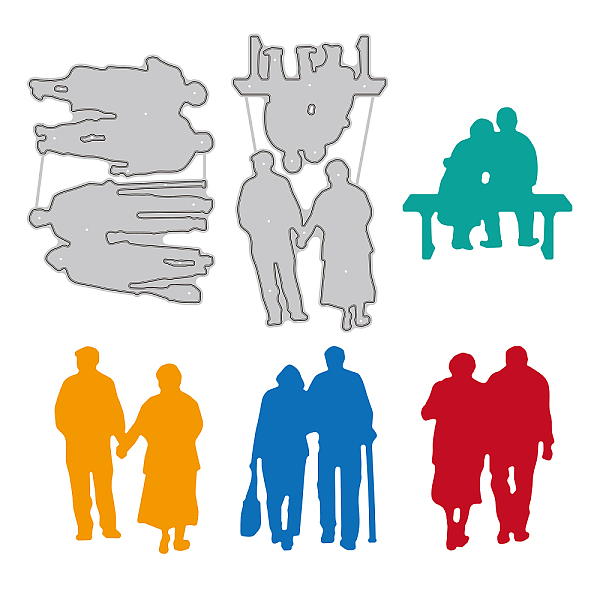 PandaHall GLOBLELAND 4Pcs Old Couple Cutting Dies Metal People Man Woman Die Cuts Embossing Stencils Template for Paper Card Making...
PandaHall GLOBLELAND 4Pcs Old Couple Cutting Dies Metal People Man Woman Die Cuts Embossing Stencils Template for Paper Card Making...