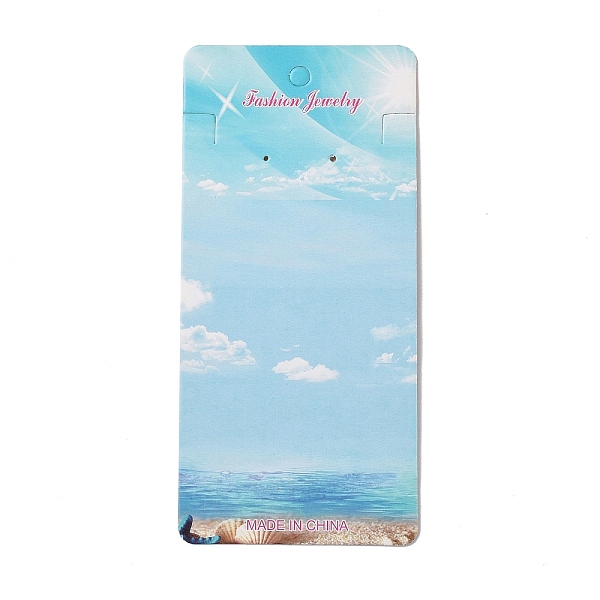 PandaHall Rectangle Sky Earring Display Cards, Jewelry Display Cards for Earring, Necklace, Bracelet, Sky Blue, 14.95x7x0.04cm, Hole: 2mm...
PandaHall Rectangle Sky Earring Display Cards, Jewelry Display Cards for Earring, Necklace, Bracelet, Sky Blue, 14.95x7x0.04cm, Hole: 2mm...