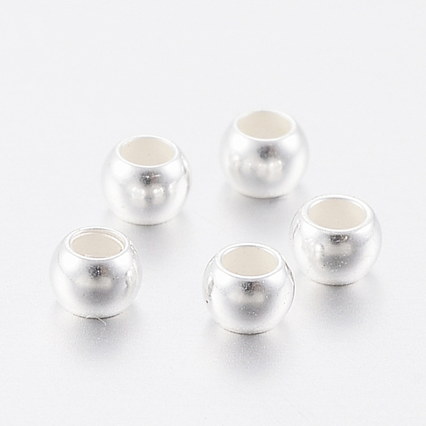 PandaHall 304 Stainless Steel Beads, Round, Silver Color Plated, 2x1.2mm, Hole: 1mm 304 Stainless Steel Round
PandaHall 304 Stainless Steel Beads, Round, Silver Color Plated, 2x1.2mm, Hole: 1mm 304 Stainless Steel Round