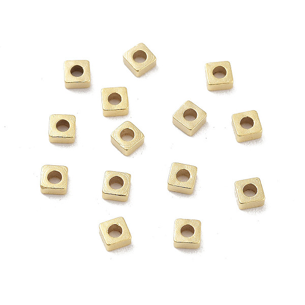PandaHall Brass Beads, Cadmium Free & Lead Free, Square, Real 24K Gold Plated, 2.5x2.5x1mm, Hole: 1.2mm Brass Square
PandaHall Brass Beads, Cadmium Free & Lead Free, Square, Real 24K Gold Plated, 2.5x2.5x1mm, Hole: 1.2mm Brass Square
