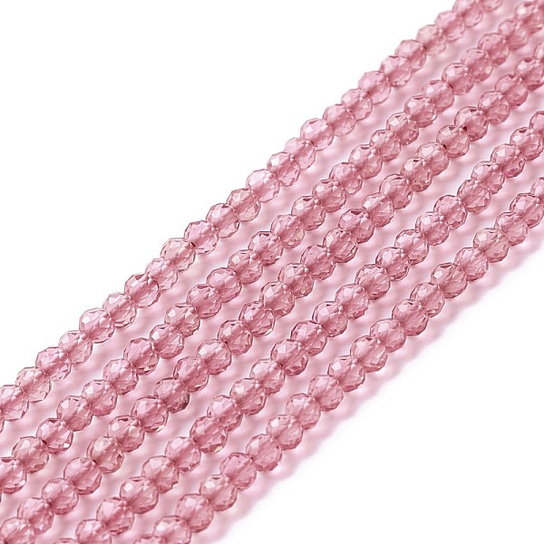 PandaHall Transparent Glass Beads Strands, Faceted, Round, Pink, 3mm, Hole: 0.8mm, about 127~139pcs/strand, 14.09~14.53 inch(35.8~36.9cm)...
PandaHall Transparent Glass Beads Strands, Faceted, Round, Pink, 3mm, Hole: 0.8mm, about 127~139pcs/strand, 14.09~14.53 inch(35.8~36.9cm)...