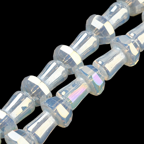 PandaHall Electroplate Glass Beads Strands, AB Color Plated, Faceted, Mushroom, White, 12x8mm, Hole: 1mm, about 50pcs/strand, 22.83''(58cm)...
PandaHall Electroplate Glass Beads Strands, AB Color Plated, Faceted, Mushroom, White, 12x8mm, Hole: 1mm, about 50pcs/strand, 22.83''(58cm)...