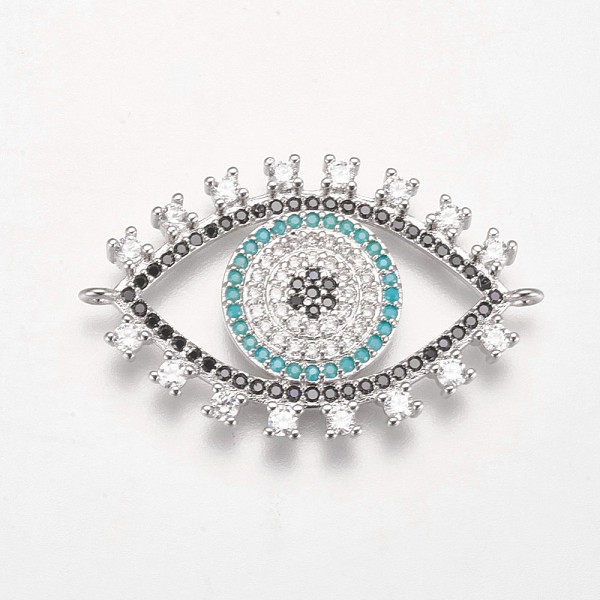 PandaHall Brass Micro Pave Cubic Zirconia Links, Eye, Deep Sky Blue, Platinum, 19x30x2.5mm, Hole: 1mm Brass+Cubic Zirconia Eye Blue
PandaHall Brass Micro Pave Cubic Zirconia Links, Eye, Deep Sky Blue, Platinum, 19x30x2.5mm, Hole: 1mm Brass+Cubic Zirconia Eye Blue
