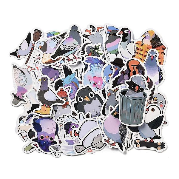 PandaHall 50Pcs Paper Stickers, for DIY Scrapbooking, Journal Decoration, Pigeon, Mixed Color, 33~77x32~69x0.1mm, about 50Pcs/Bag Paper..., Multicolor
PandaHall 50Pcs Paper Stickers, for DIY Scrapbooking, Journal Decoration, Pigeon, Mixed Color, 33~77x32~69x0.1mm, about 50Pcs/Bag Paper..., Multicolor